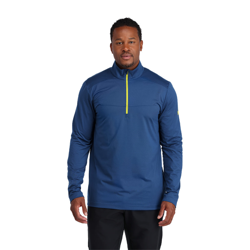 Mens Leader Graphene Half Zip - Abyss Citron (2022)