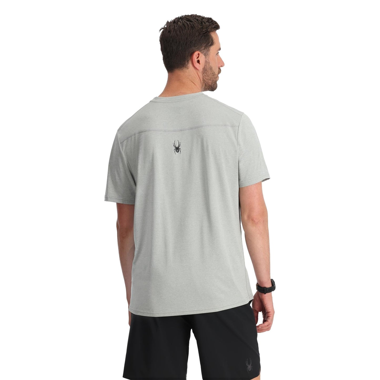 Mens Arc Short Sleeve Tech Tee - Pewter