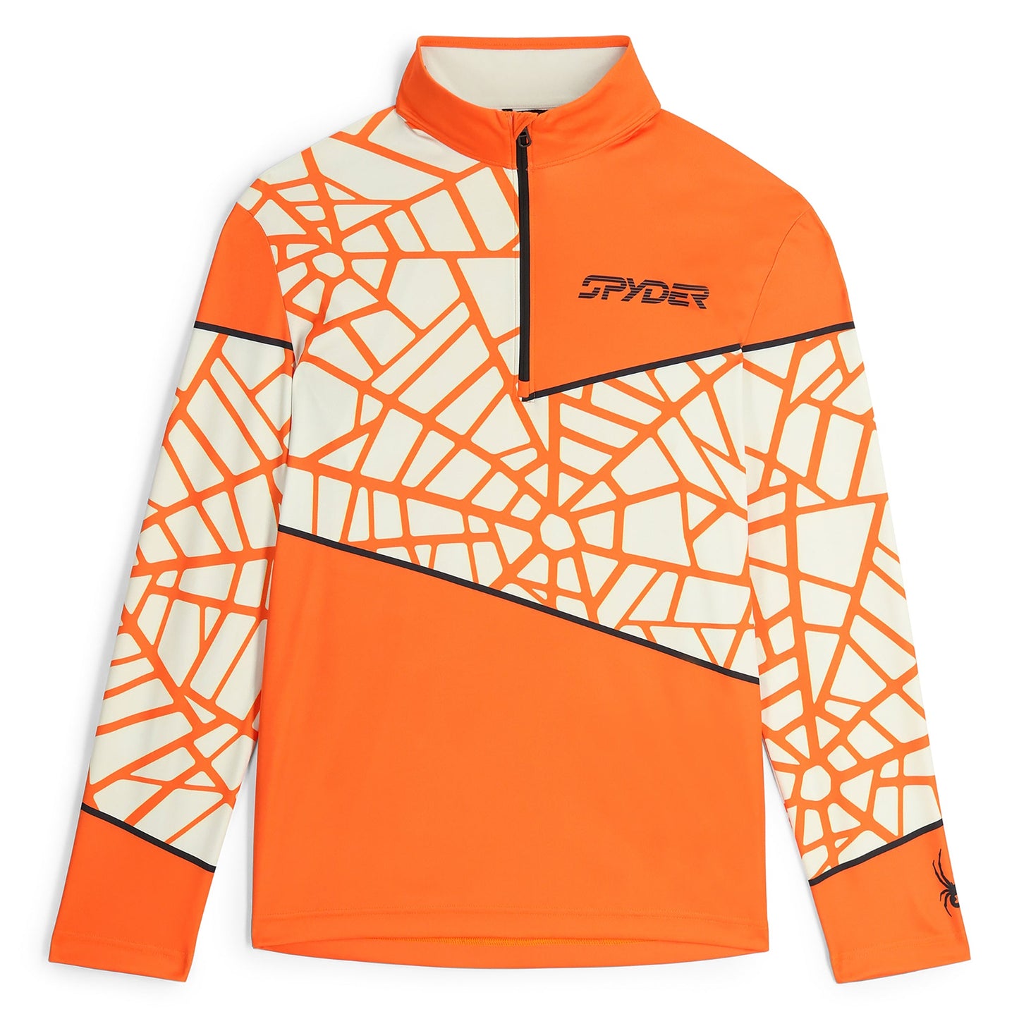 Mens Vital Half Zip - Orange Shock