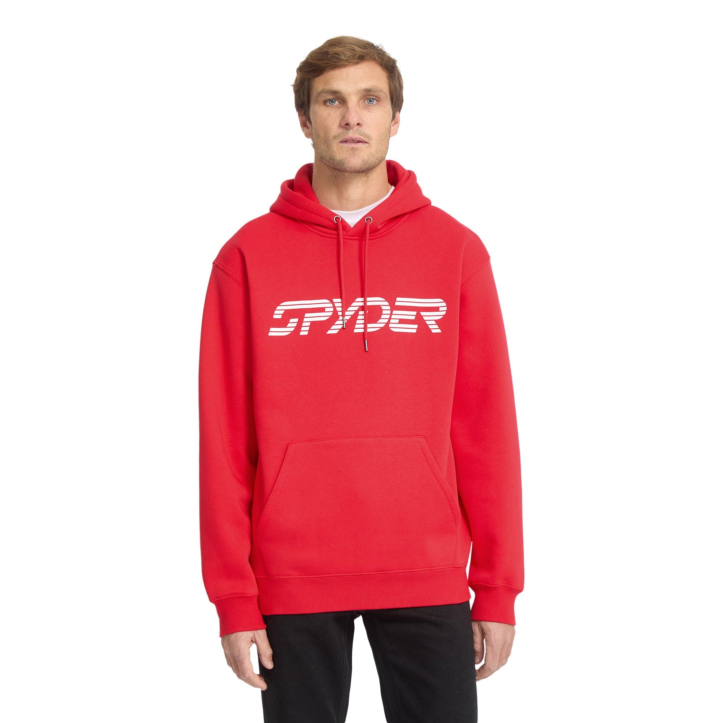 Men Wordmark Hoodie - Spyder Red