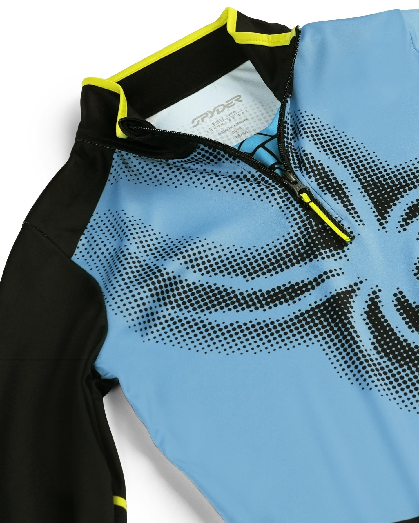 Boys Ryder Half Zip - Cyan Blue