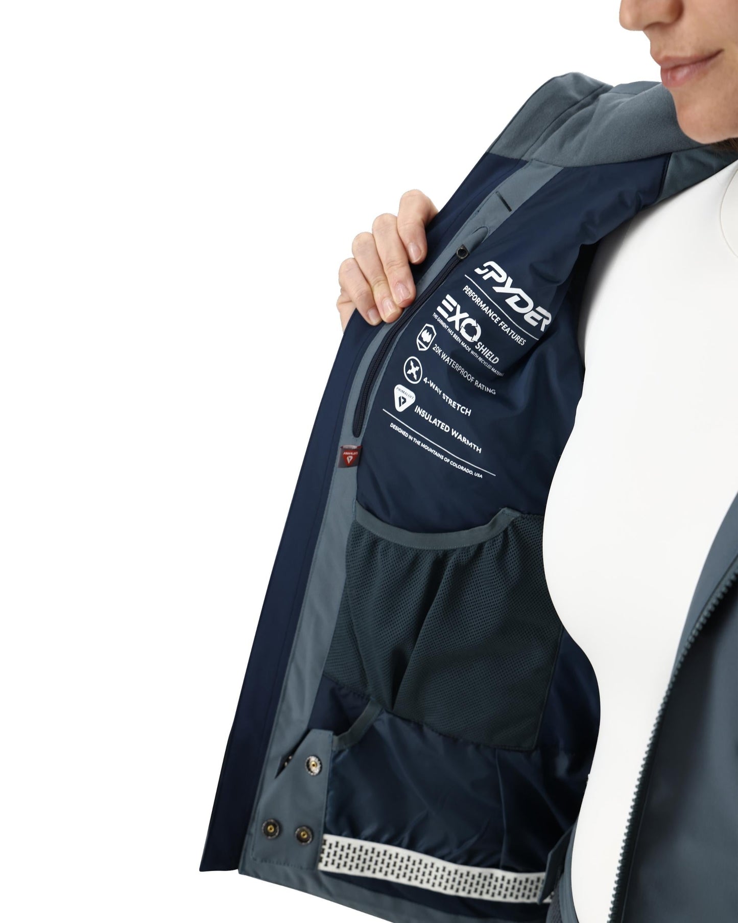 Womens Vida Jacket - Slate Blue