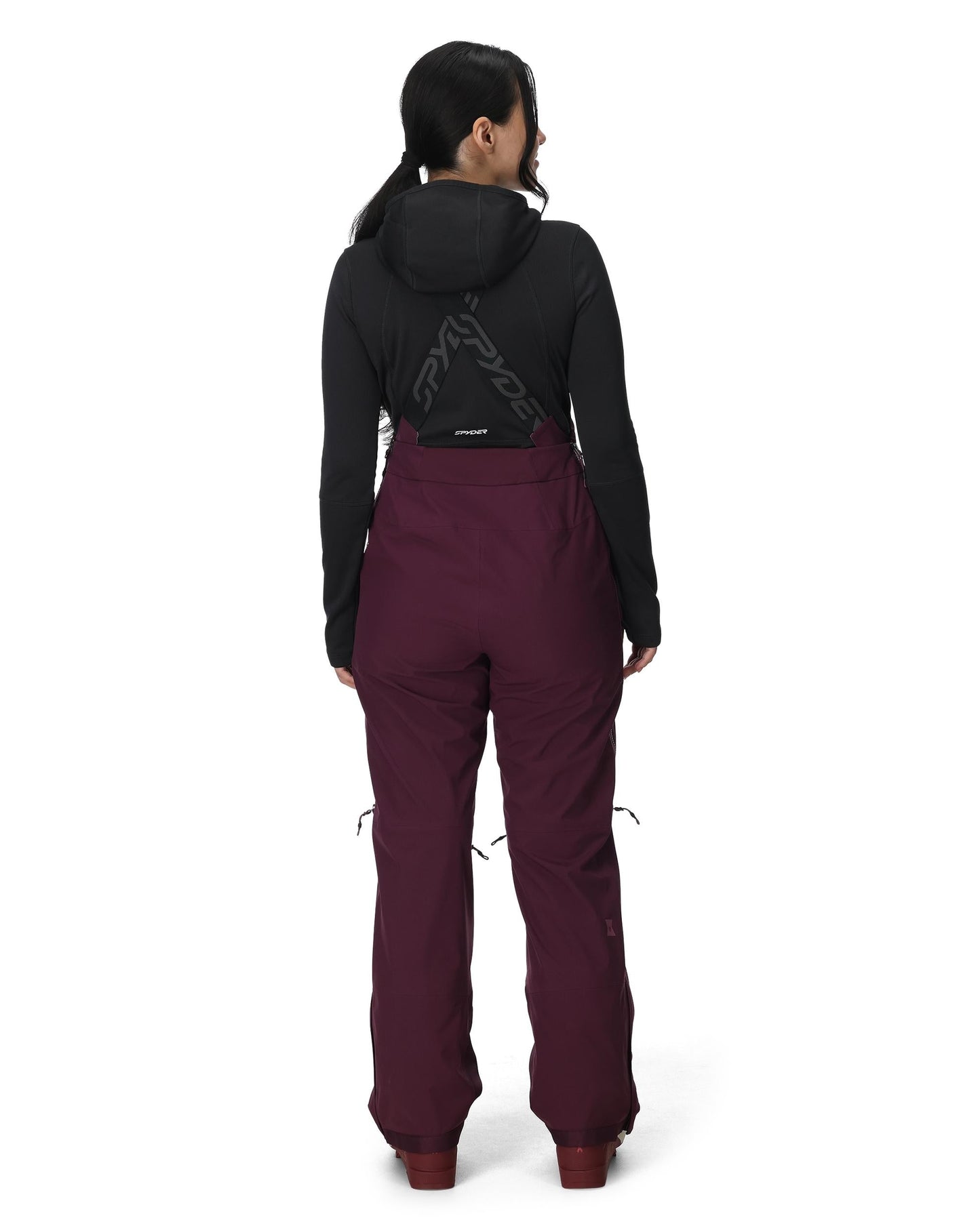 Womens Solitaire Bib - Plum