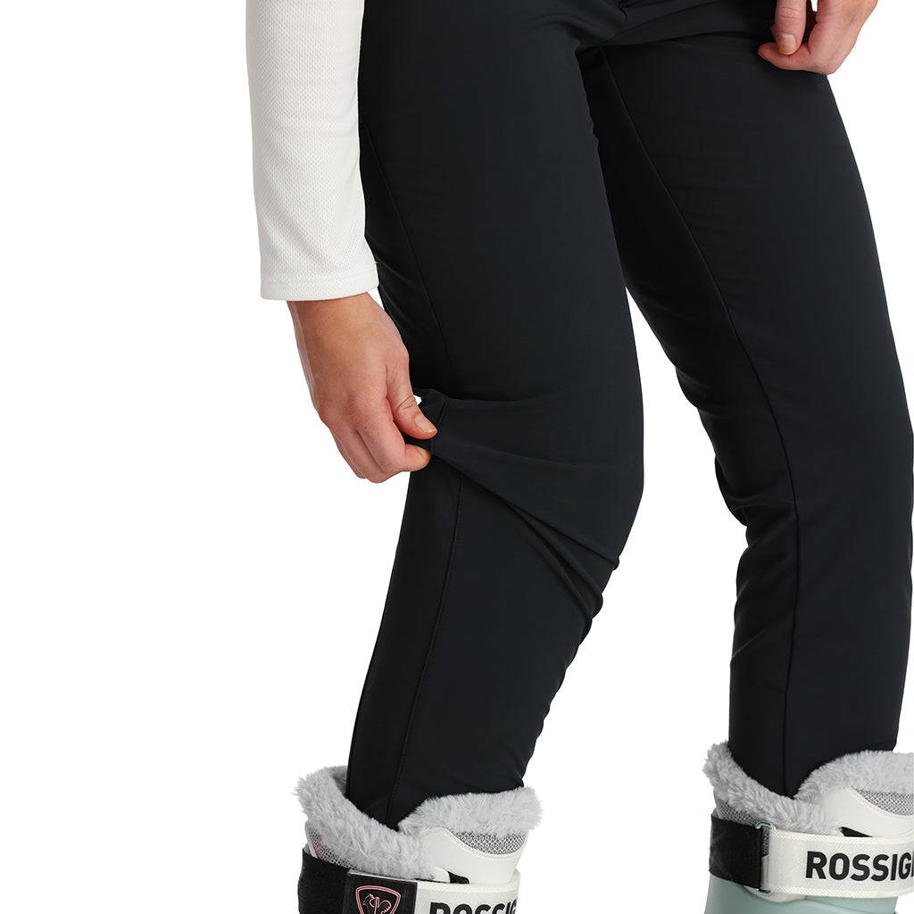Womens Painted On Softshell Pants - Black