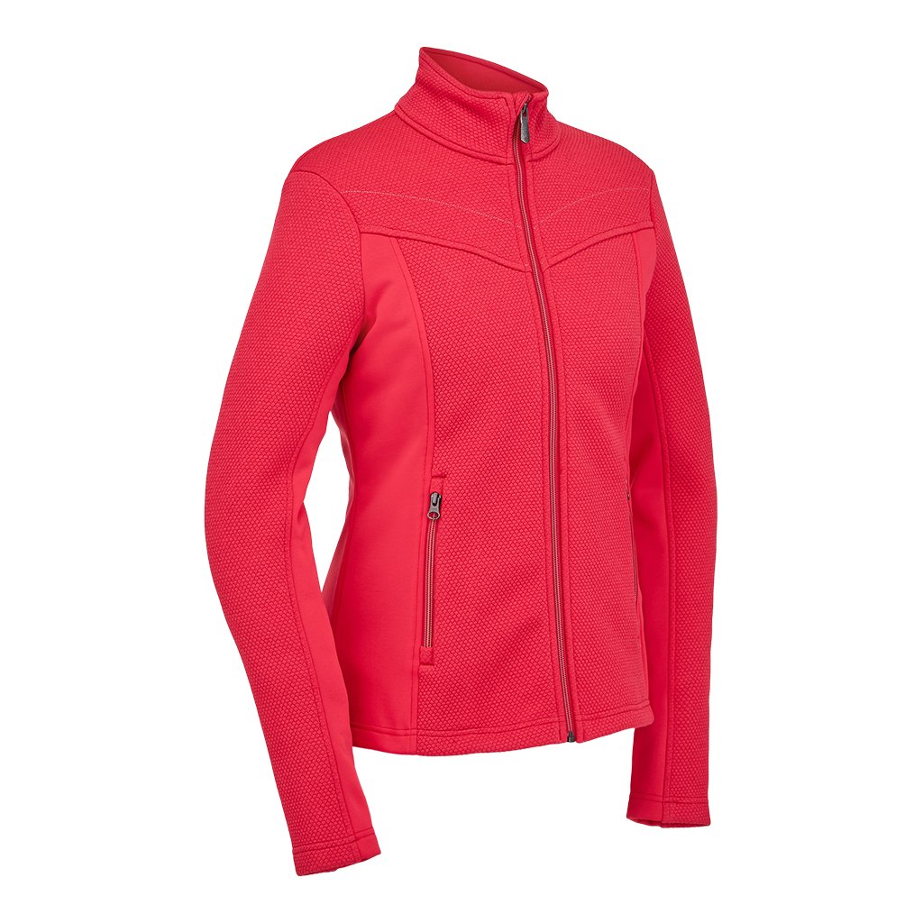 Womens Encore Full Zip - Cerise