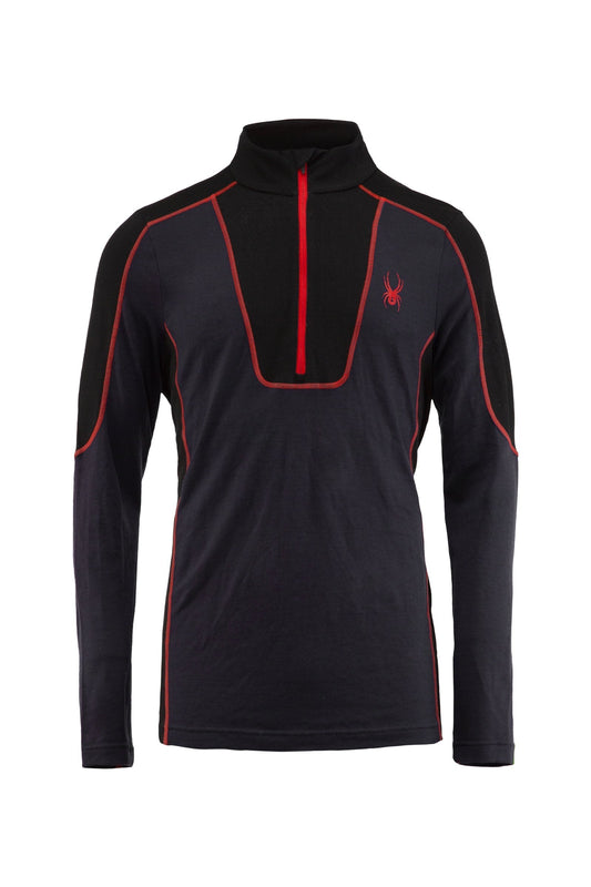 Elevation Half Zip  - Ebony