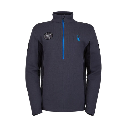 Mens Bandit Wengen Half Zip - Ebony