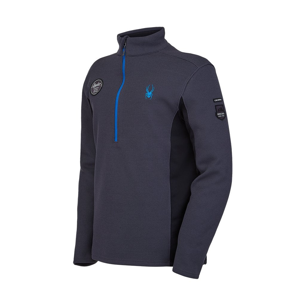 Mens Bandit Wengen Half Zip - Ebony