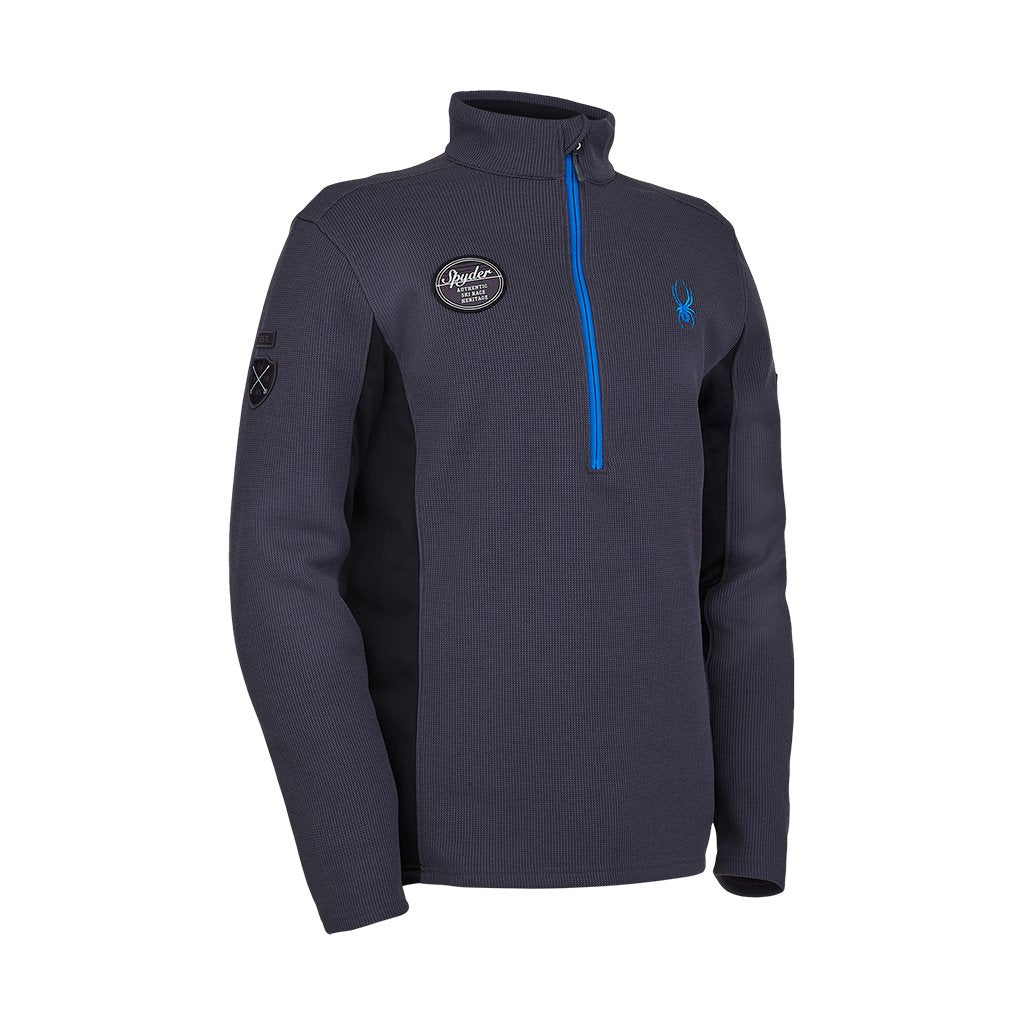 Mens Bandit Wengen Half Zip - Ebony