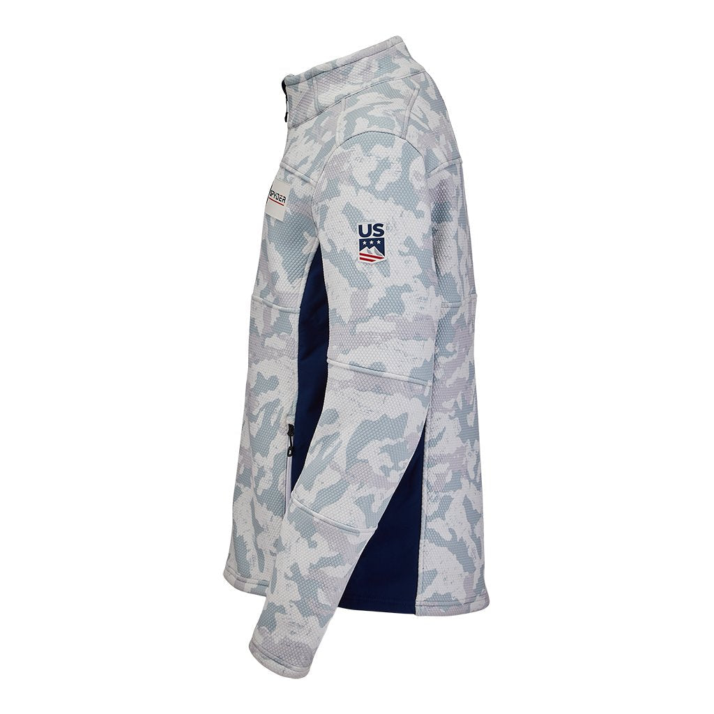 Mens USST Encore Full Zip - Snow Camo