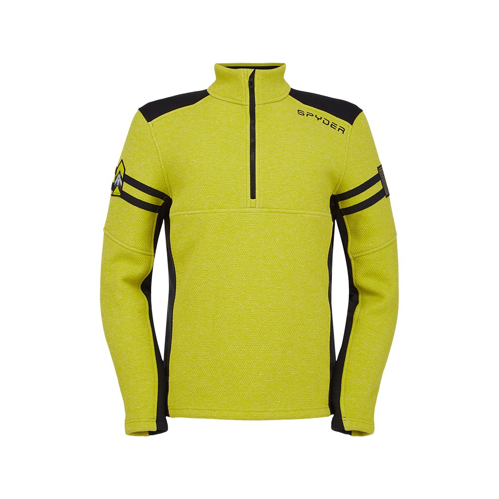 Mens Wengen Half Zip - Citron