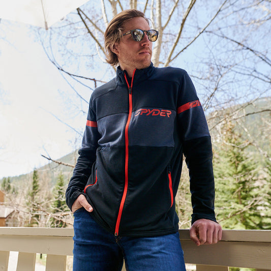 Mens Speed Full Zip - Black Volcano (2022)