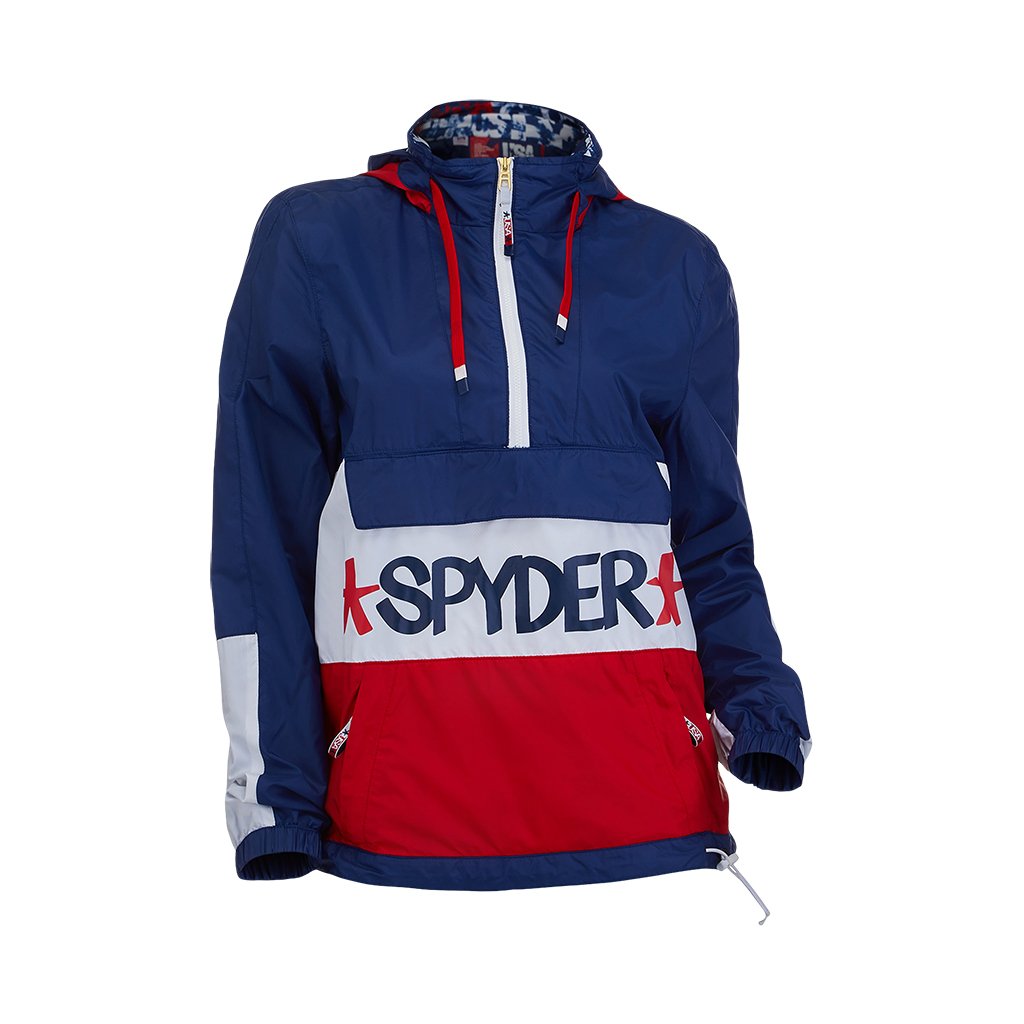 Womens USA Windbreaker - National
