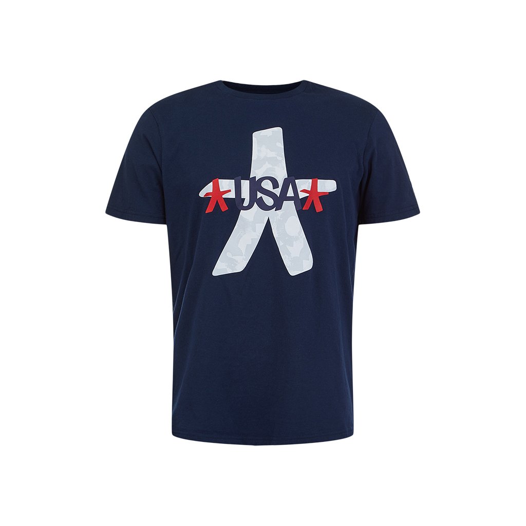 Mens USA Tee - Indigo