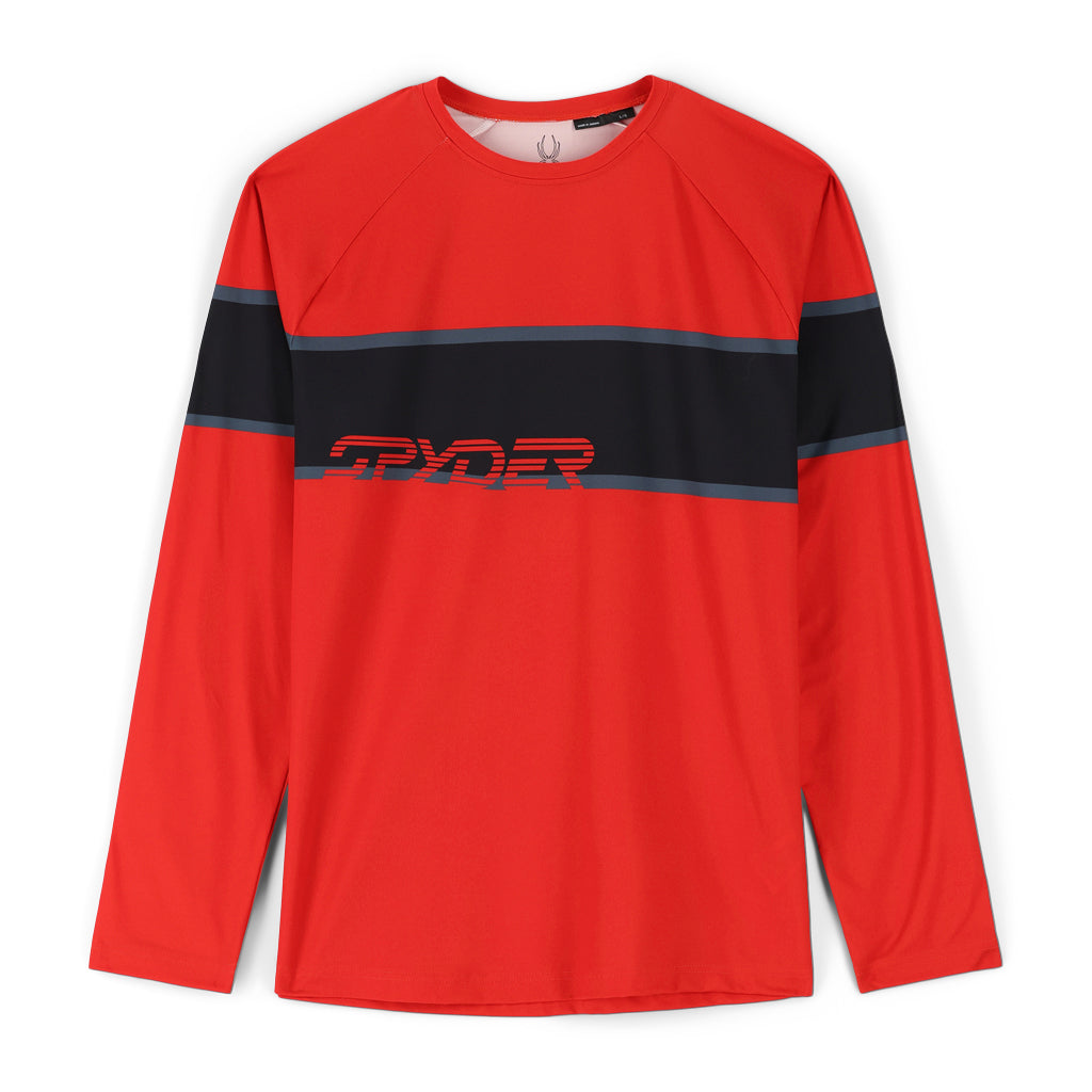 Mens Pump Long Sleeve Crew Neck - Volcano (2022)