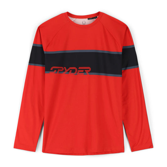 Mens Pump Long Sleeve Crew Neck - Volcano (2022)