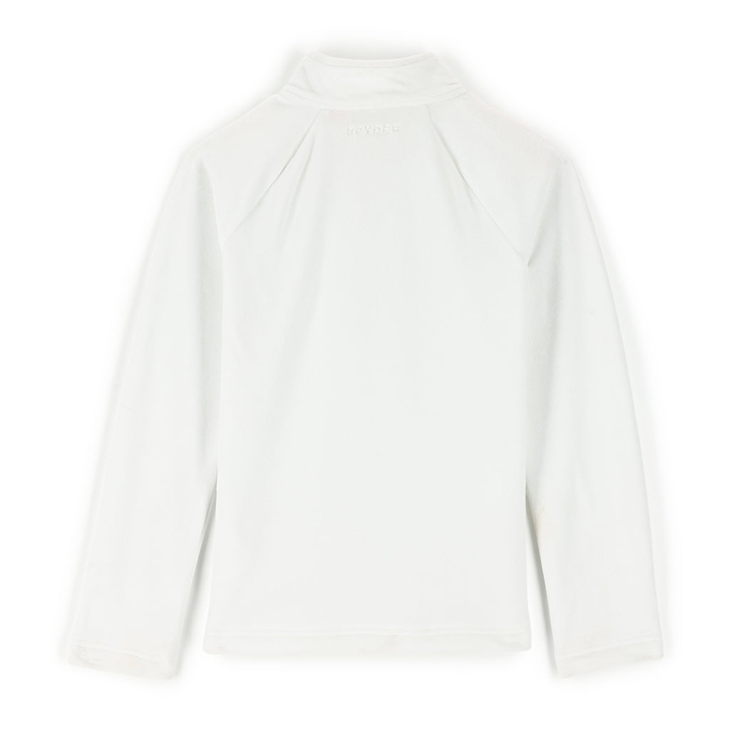 Big Girls Shimmer Bug Half Zip - White (2022)