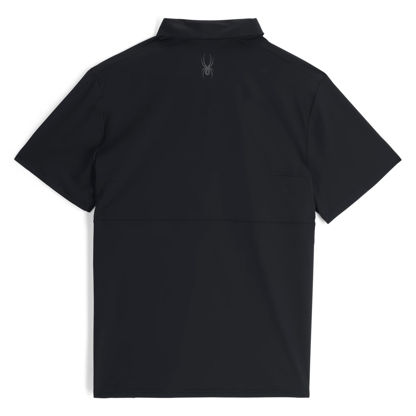 Men Links Short Sleeve Tech Polo - Black