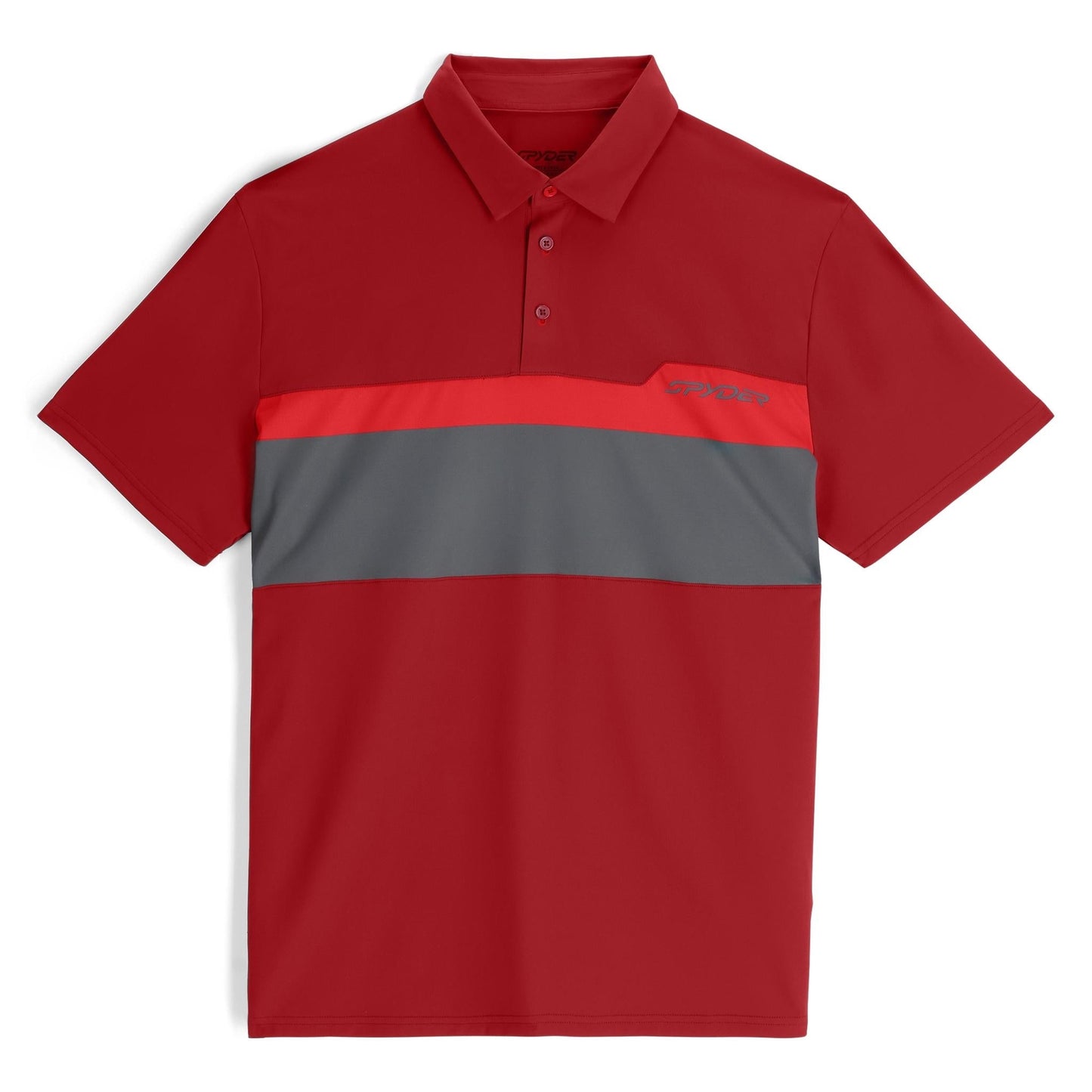 Men Links Short Sleeve Tech Polo - Raw Denim