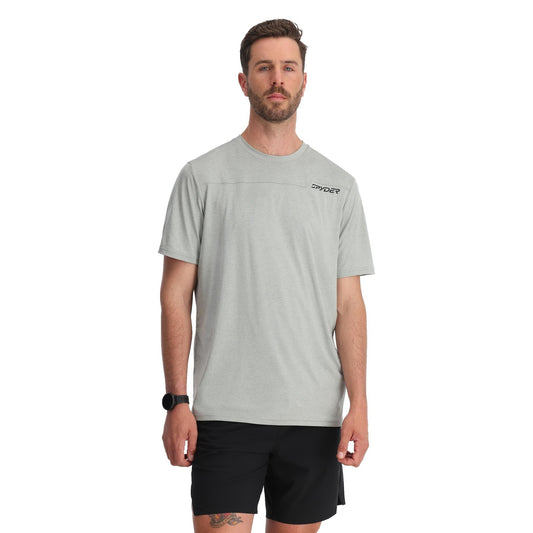 Mens Arc Short Sleeve Tech Tee  - Pewter