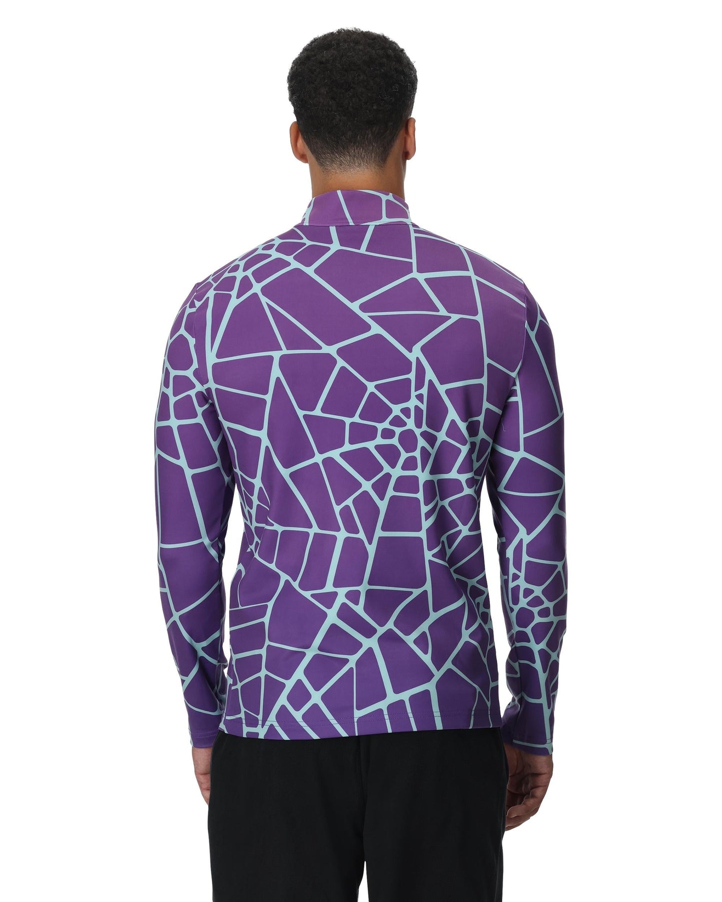 Mens Podium Half Zip - Deep Purple