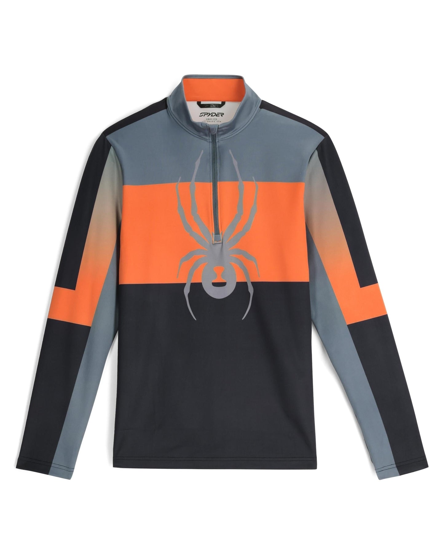 Mens Podium Half Zip - Flash Orange
