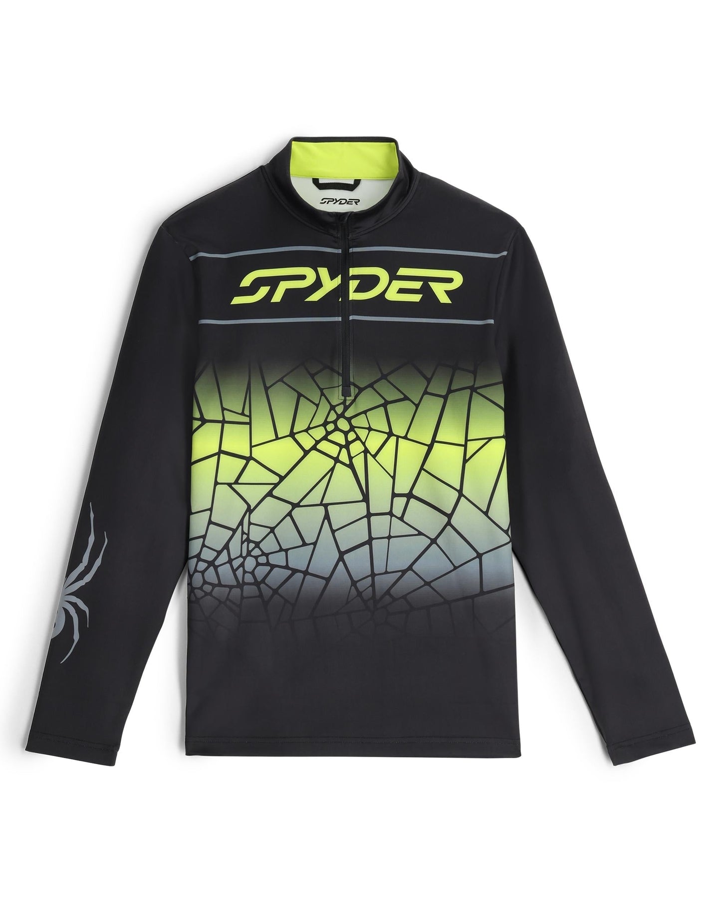 Mens Podium Half Zip - Lime