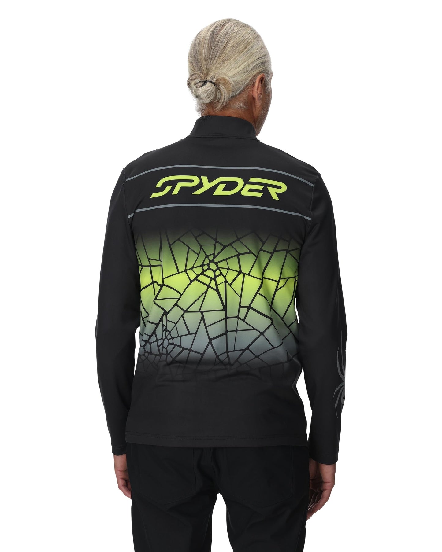 Mens Podium Half Zip - Lime