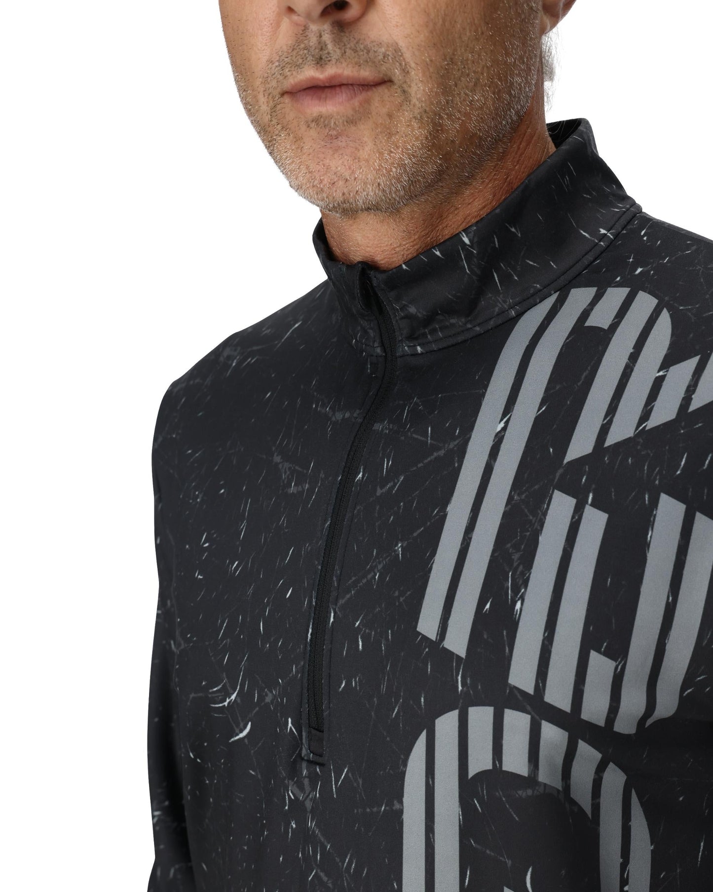 Mens Podium Half Zip - Snow Storm