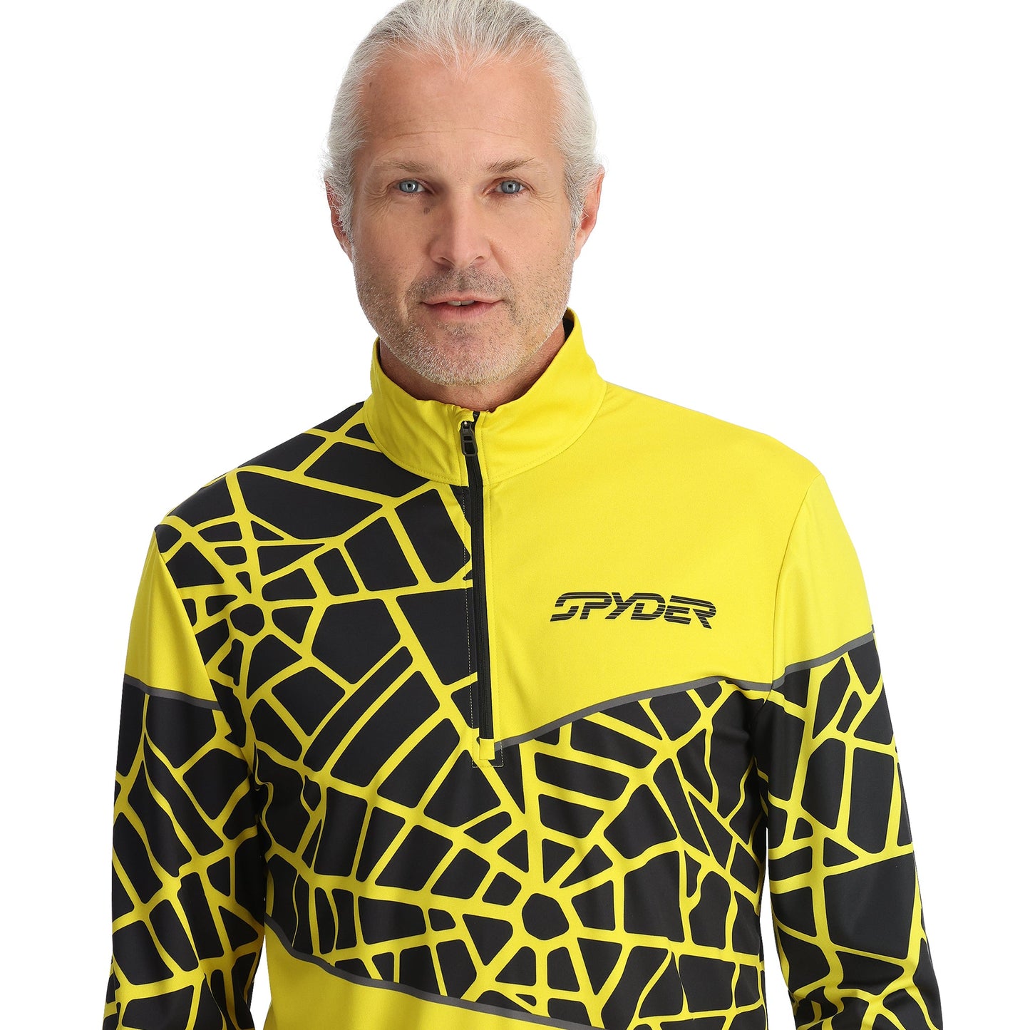 Mens Vital Half Zip - Acid Yellow