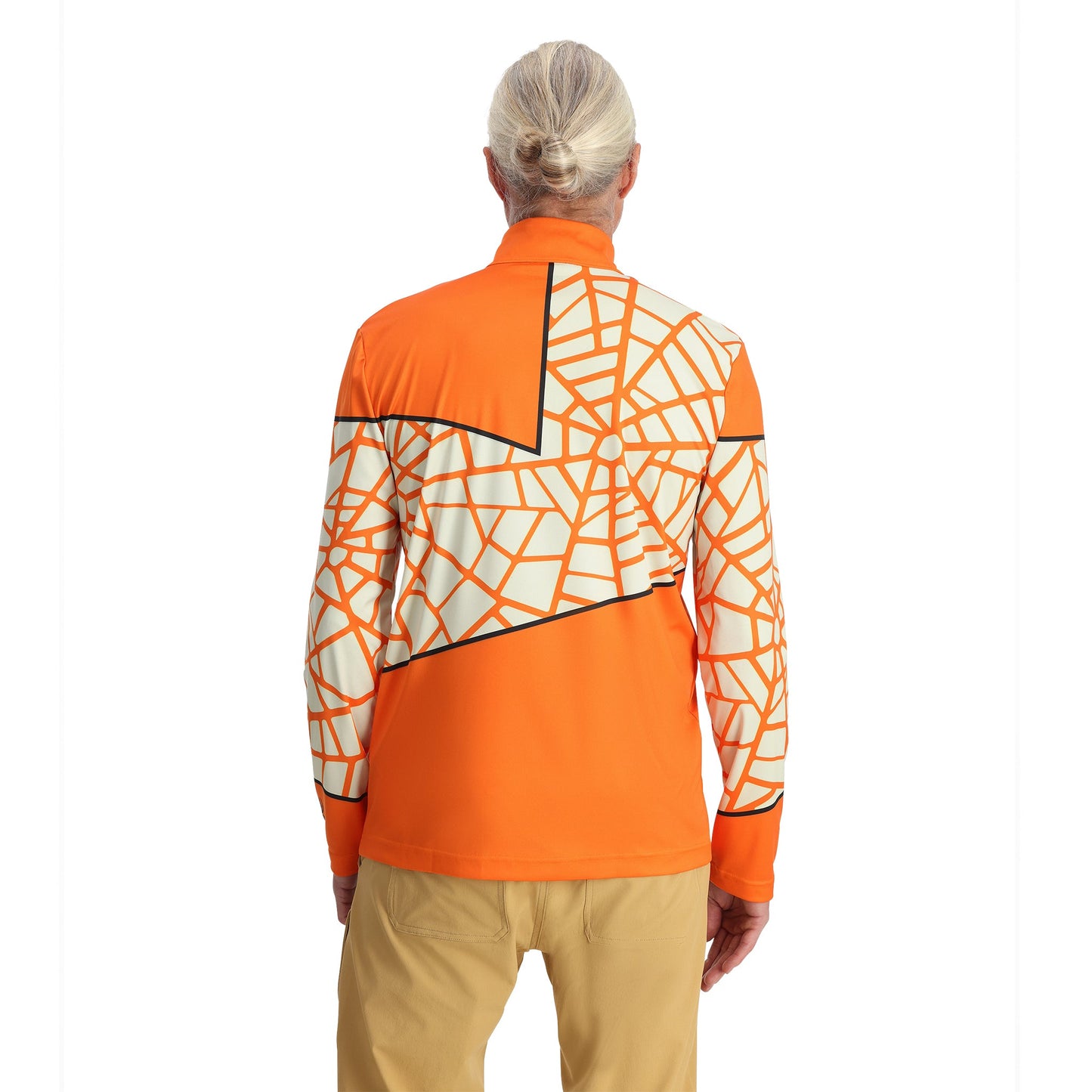 Mens Vital Half Zip - Orange Shock