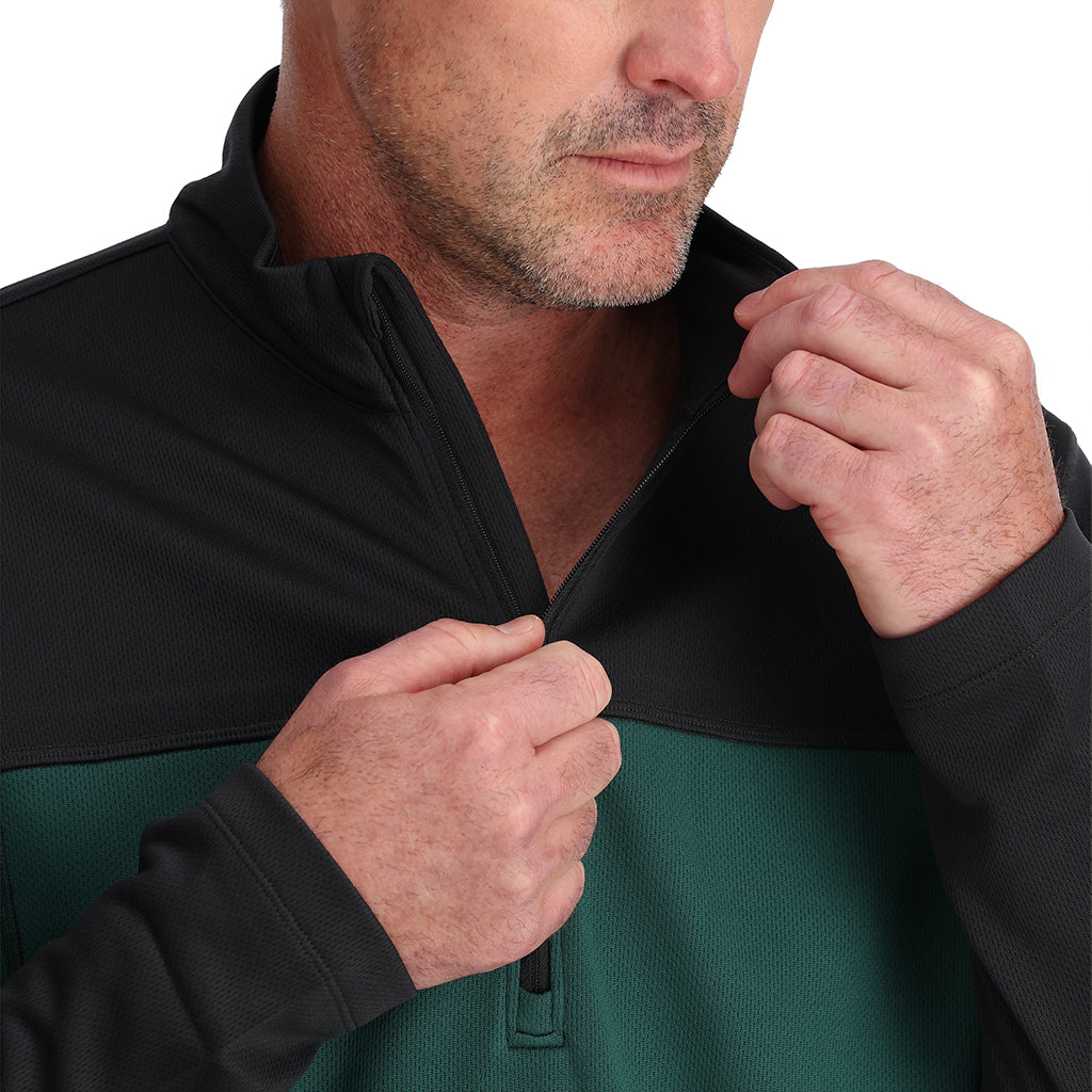 Mens Charger 1/2 Zip - Cypress Green