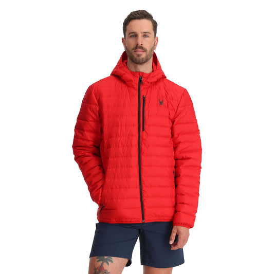 Mens Zenith Hooded - Spyder Red