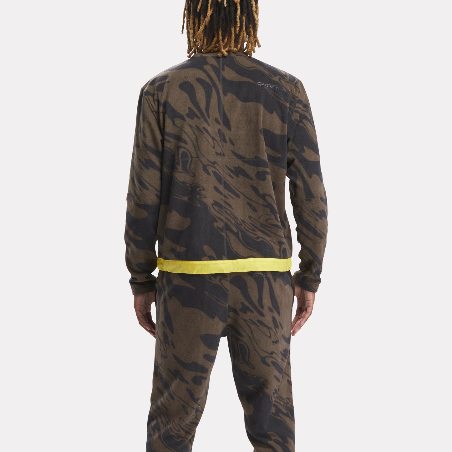 Spyder X Reebok Mens Lounge Crew - Brown