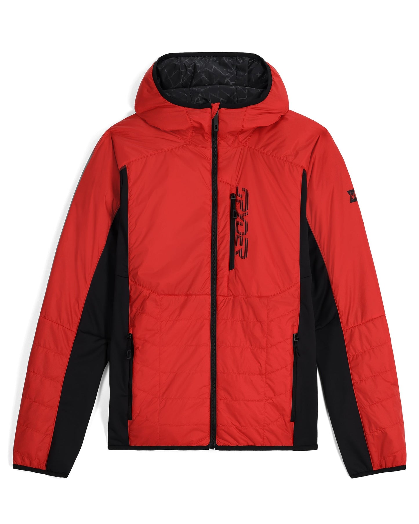 Mens Glissade Hooded - Spyder Red
