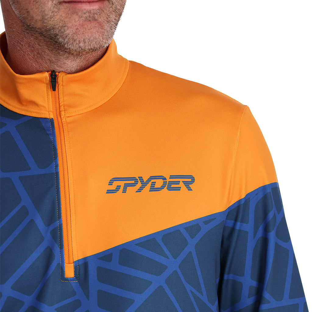 Mens Vital Half Zip - Saffron