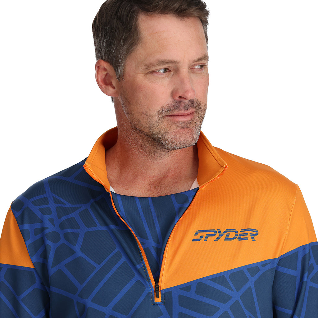 Mens Vital Half Zip - Saffron