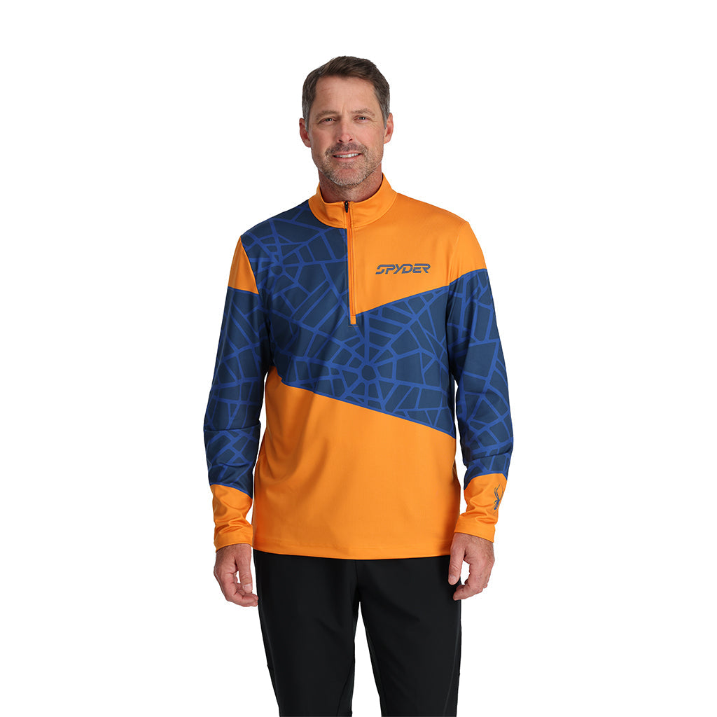Mens Vital Half Zip - Saffron