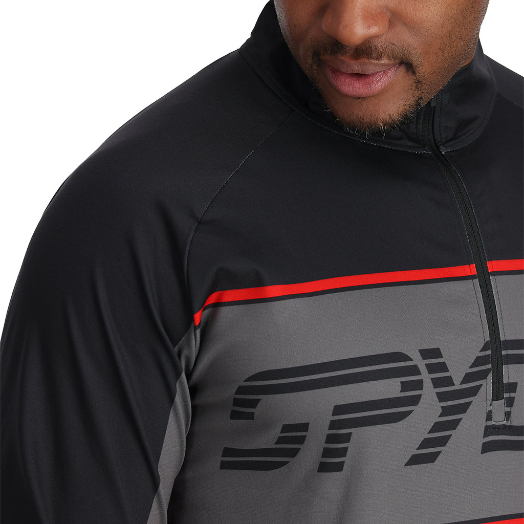 Mens Paramount Half Zip - Black