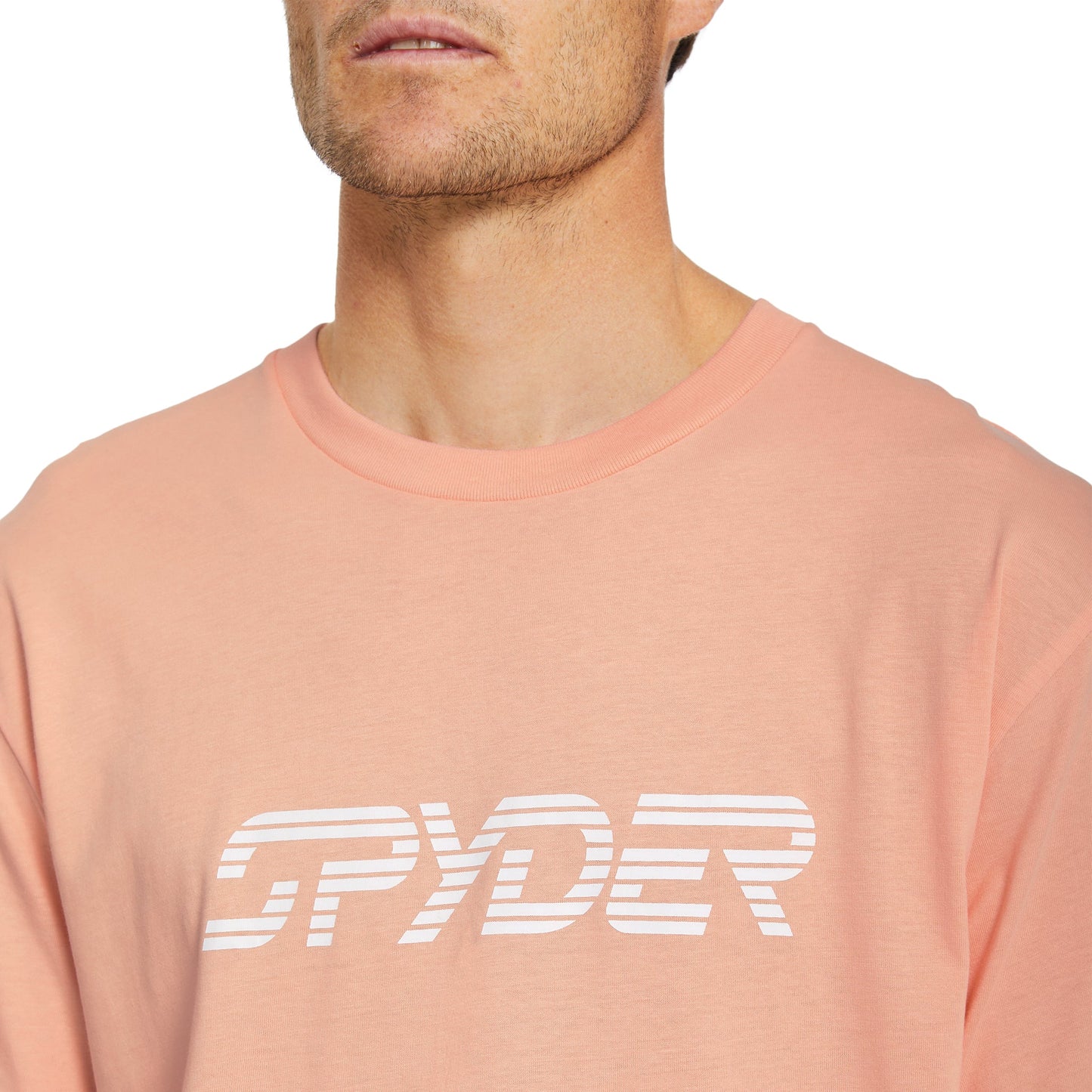 Mens Wordmark Blanks Tee - Salmon