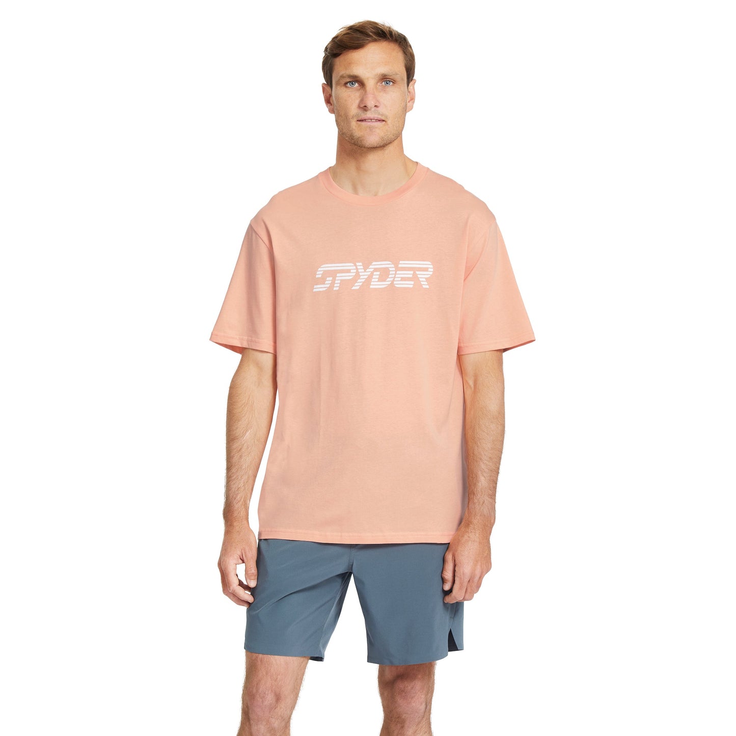 Mens Wordmark Blanks Tee - Salmon