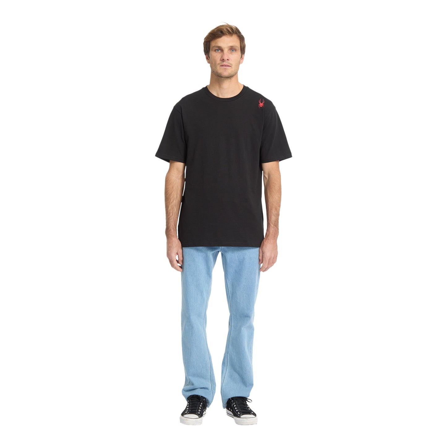Men Bug Logo Short Sleeve Tee - Black