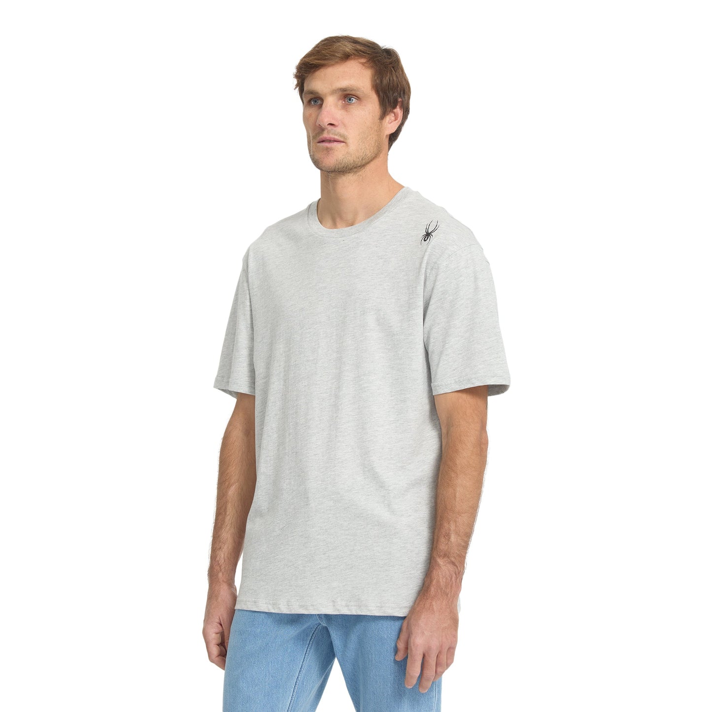 Men Bug Logo Short Sleeve Tee - Heather Grey