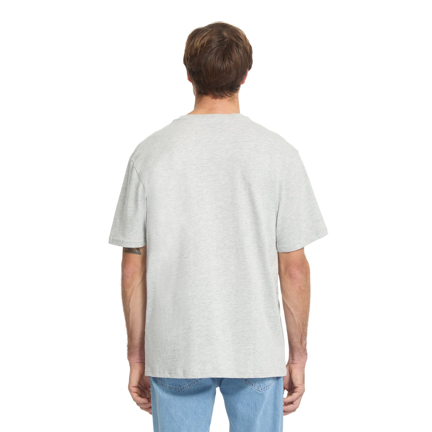 Men Bug Logo Short Sleeve Tee - Heather Grey