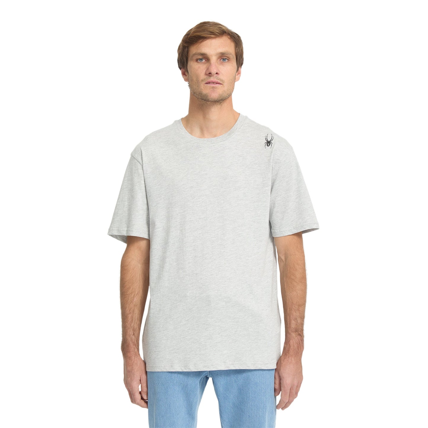 Men Bug Logo Short Sleeve Tee - Heather Grey