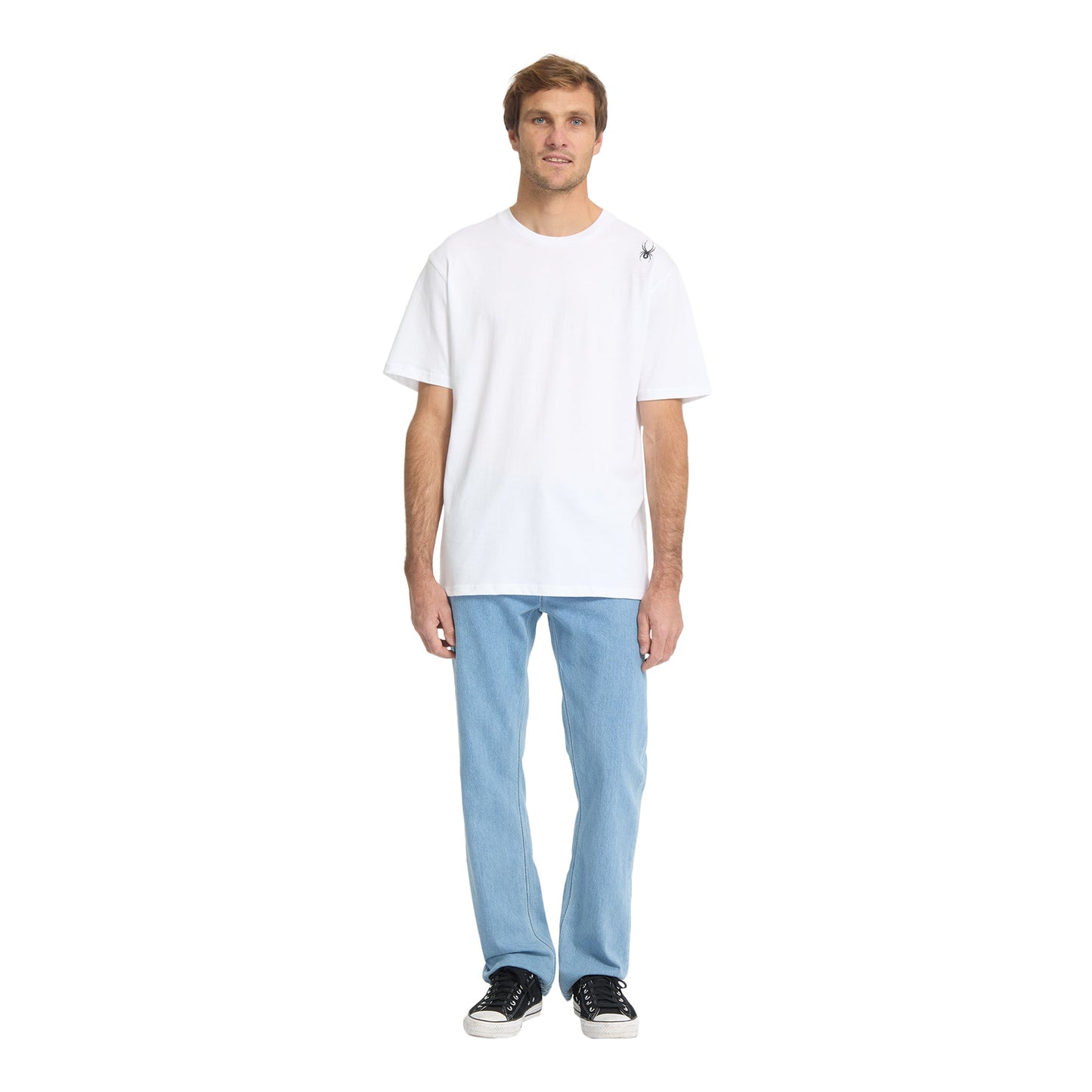 Men Bug Logo Short Sleeve Tee - White