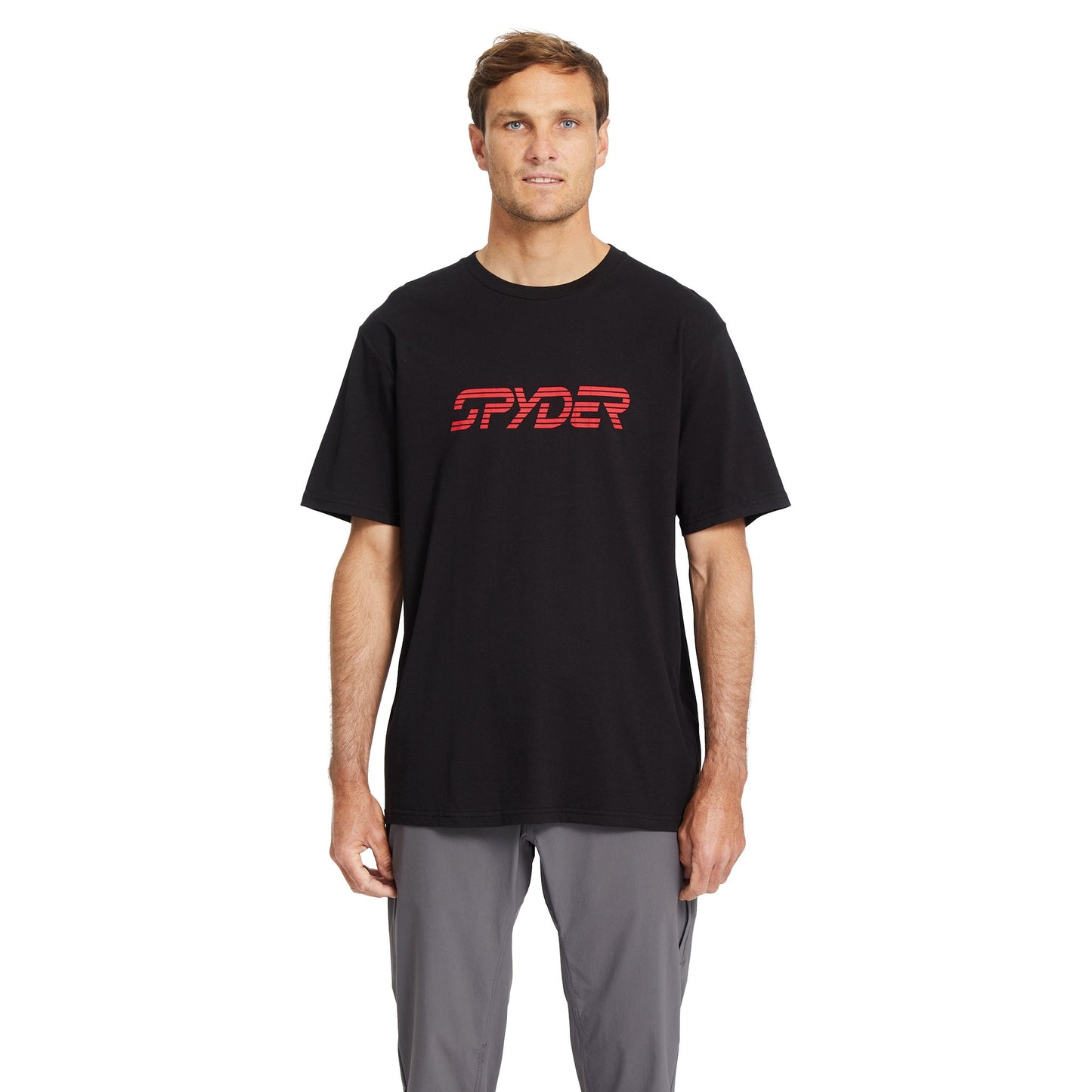 Men Wordmark Short Sleeve Tee - Black