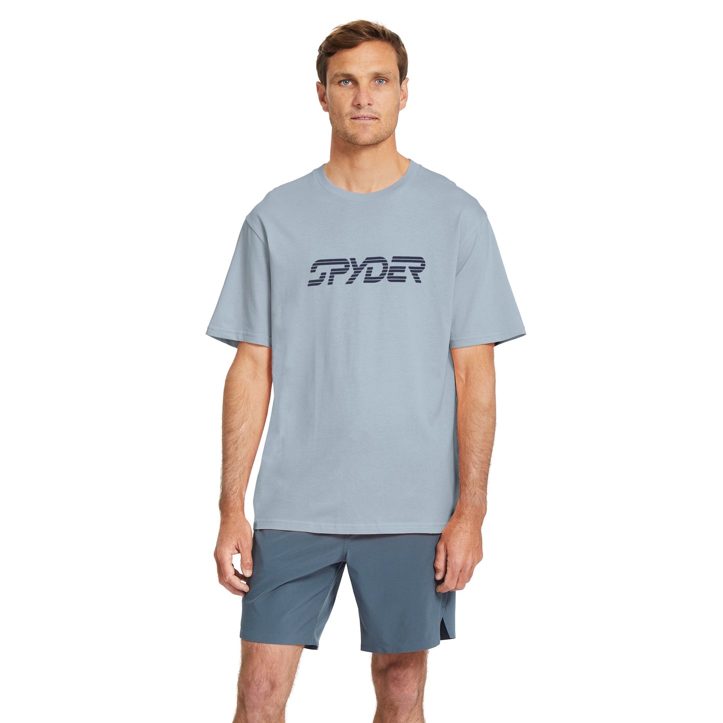 Men Wordmark Short Sleeve Tee - Carolina Blue