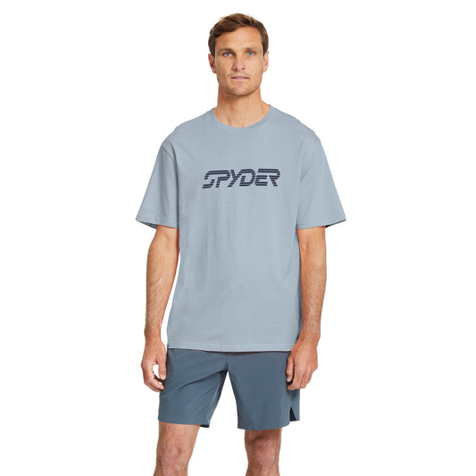 Men Wordmark Short Sleeve Tee - Carolina Blue