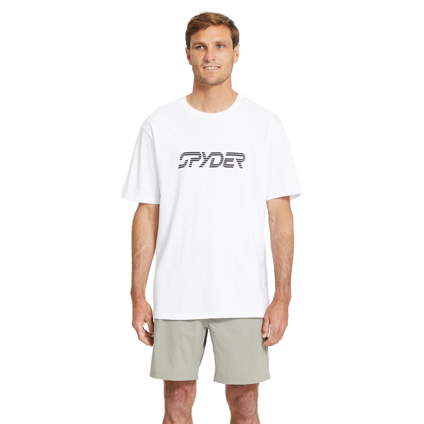 Men Wordmark Short Sleeve Tee - White